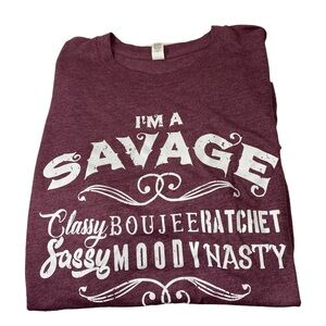 Savage women’s graphic t-shirt